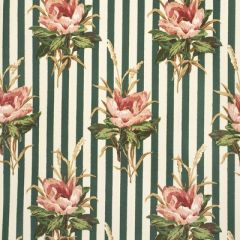 Lee Jofa Melba Flower Stripe Pink 2020144-73 by Paolo Moschino Multipurpose Fabric