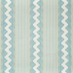 Lee Jofa Whitaker Print Ocean / Gold 2020188-134 Avondale Collection Multipurpose Fabric