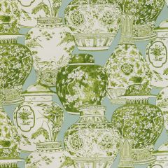 Lee Jofa Pandan Print Mist / Jade 2020194-2313 Mindoro Collection Multipurpose Fabric
