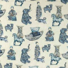 Lee Jofa Tambelan Print Porcelain 2020195-5016 Mindoro Collection Multipurpose Fabric