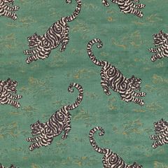 Lee Jofa Bongol Velvet Jade 2020200-348 Mindoro Collection Indoor Upholstery Fabric