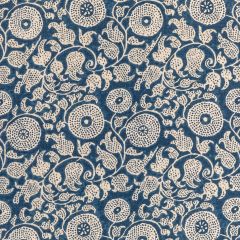 Lee Jofa Eldora Print Indigo 2020204-50 Breckenridge Collection Multipurpose Fabric