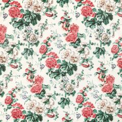 Lee Jofa Upton Cotton Ivory / Pink 2020221-73 Oscar De La Renta IV Collection Multipurpose Fabric