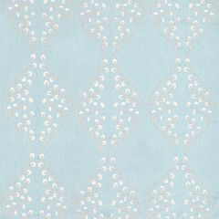 Lee Jofa Lillie Embroidery Sky 2021129-15 Summerland Collection Drapery Fabric