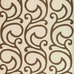 Lee Jofa Serendipity Scroll Tea 2022103-6 Sarah Bartholomew Collection Multipurpose Fabric