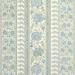 Lee Jofa Indiennes Stripe Sea 2022106-530 Sarah Bartholomew Collection Multipurpose Fabric