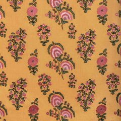 Lee Jofa Mead Embroidery Saffron/Petal 2022112-417 Bunny Williams Arcadia Collection Drapery Fabric
