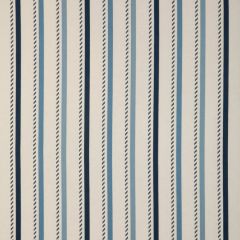 Lee Jofa Buxton Stripe Navy Sky 2023106-550 Highfield Stripes and Plaids Collection Multipurpose Fabric