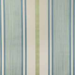 Lee Jofa Davies Stripe Aqua Leaf 2023110-353 Highfield Stripes and Plaids Collection Indoor Upholstery Fabric