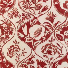 Lee Jofa Calathea Print Red 2023141-19 Garden Walk Collection Multipurpose Fabric