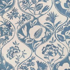 Lee Jofa Calathea Print Blue 2023141-5 Garden Walk Collection Multipurpose Fabric