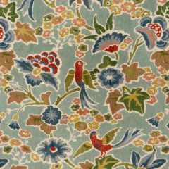 Lee Jofa Posy Print Aqua Ivy 2023142-353 Garden Walk Collection Multipurpose Fabric