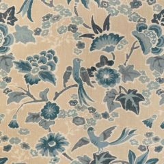 Lee Jofa Posy Print Sand Sky 2023142-516 Garden Walk Collection Multipurpose Fabric