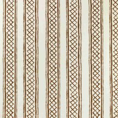 Lee Jofa Milos Stripe Brown 2025104-6 Mediterraneo Collection Multipurpose Fabric