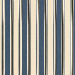 F Schumacher Loren Stripe Marine 50222 Chroma Collection Indoor Upholstery Fabric