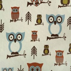 Premier Prints Hooty Village Natural Multipurpose Fabric