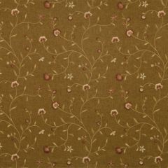 Robert Allen Vine Blossom Rosewood 215889 Drapery Fabric