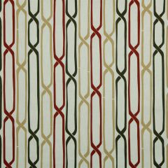Robert Allen Contract Linked Trellis Cayenne 501 Indoor Upholstery Fabric