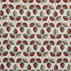 Robert Allen Contract Triple Leaf Cayenne 501 Indoor Upholstery Fabric
