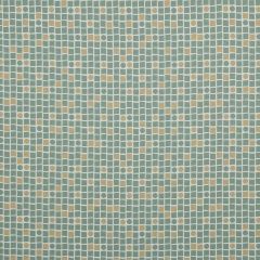 Robert Allen Contract Geometric Tile Patina 502 Indoor Upholstery Fabric