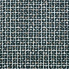Robert Allen Contract Geometric Tile Aquamarine 502 Indoor Upholstery Fabric