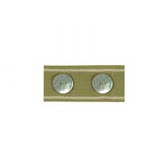 Duralee Tape - Button 7250-597 Grass Interior Trim
