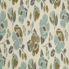 Robert Allen Vivid Posey Bk Rain 239523 Indoor Upholstery Fabric