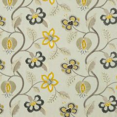 GP and J Baker Elvaston Graphite / Citron BF10532-4 Langdale Collection Drapery Fabric