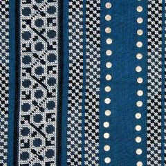 Beacon Hill Crawford Bead Indigo Multi Purpose Collection Indoor Upholstery Fabric