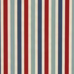 Robert Allen Vivid Stripe Classic Crimson 231591 Classic Color Collection Indoor Upholstery Fabric