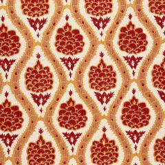 Robert Allen Sophia Range Lacquer Red Color Library Collection Indoor Upholstery Fabric