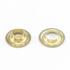 DOT® Grommet with A1340 Neck Washer #1 Brass 9/32" 25-gross (3600)