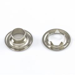 DOT® Grommet with Tooth Washer #4 (20007T4-5183TXG) Nickel-Plated Brass 1/2" 25-gross (3600)