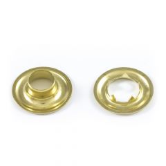 DOT® Grommet with Tooth Washer #1 (20007T1-5000TXG) Brass 9/32" 25-gross (3600)