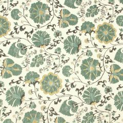 Robert Allen Faded Floral Zinc Color Library Collection Indoor Upholstery Fabric