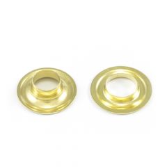 DOT® Grommet with A3630 Neck Washer #2 Brass 3/8" 25-gross (3600)
