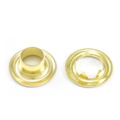 DOT® Grommet with Tooth Washer #4 Brass 1/2" 25-gross (3600)