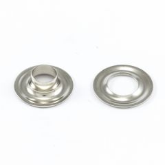 DOT® Grommet with Plain Washer #1 Nickel-Plated Brass 9/32" 25-gross (3600)