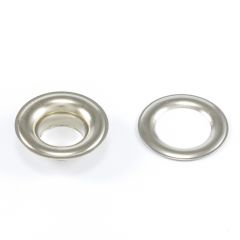 DOT® Grommet with Plain Washer #5 Nickel-Plated Brass 5/8" 25-gross (3600)