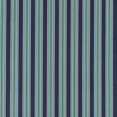 Robert Allen Villa Stripe Indigo 235522 Indoor Upholstery Fabric