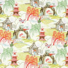 Robert Allen Neo Toile Coral Home Multi Purpose Collection Indoor Upholstery Fabric