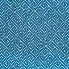 Robert Allen Endless Paths Calypso Blue Color Library Collection Indoor Upholstery Fabric