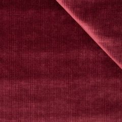 Robert Allen Strie Velvet Cranberry Essentials Collection Indoor Upholstery Fabric