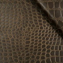 Robert Allen Contract Mock Croc Mocha Indoor Upholstery Fabric