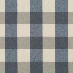 Robert Allen Pecore Plaid Batik Blue Color Library Collection Indoor Upholstery Fabric
