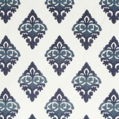 Robert Allen Decor Stitch Batik Blue Color Library Multipurpose Collection Indoor Upholstery Fabric