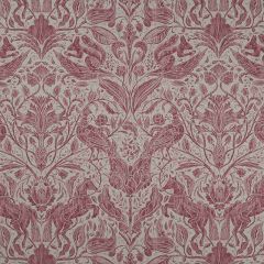 Clarke and Clarke Forest Trail Raspberry F1158-03 Country And Garden Collection Multipurpose Fabric