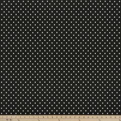 Premier Prints Mini Dot Black Indoor-Outdoor Upholstery Fabric