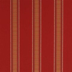 Robert Allen Contract Lolli Stripe Cayenne Indoor Upholstery Fabric