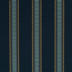 Robert Allen Contract Lolli Stripe Blue Smoke Indoor Upholstery Fabric